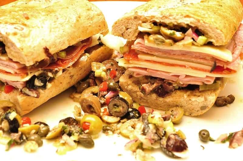 (South) Muffaletta Sandwich - American Sandwiches List