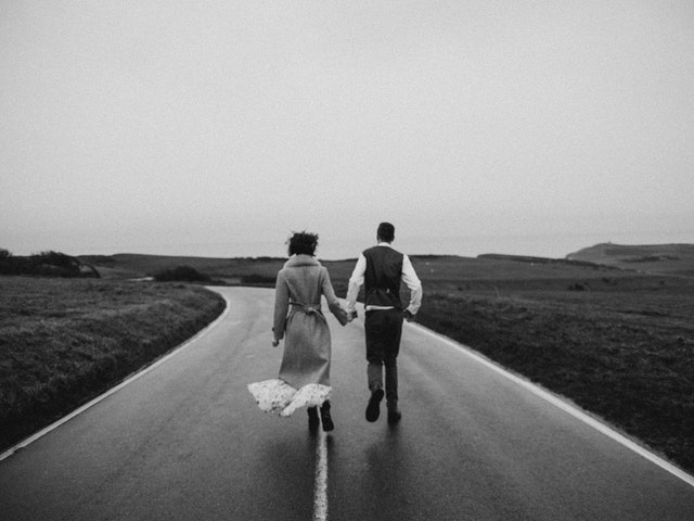 couple Walk Away