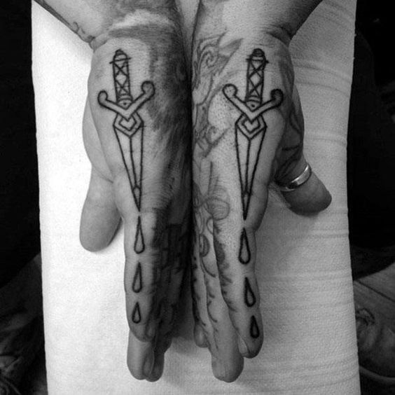 Attractive side hand tattoos for men - best tattoo on hand for men