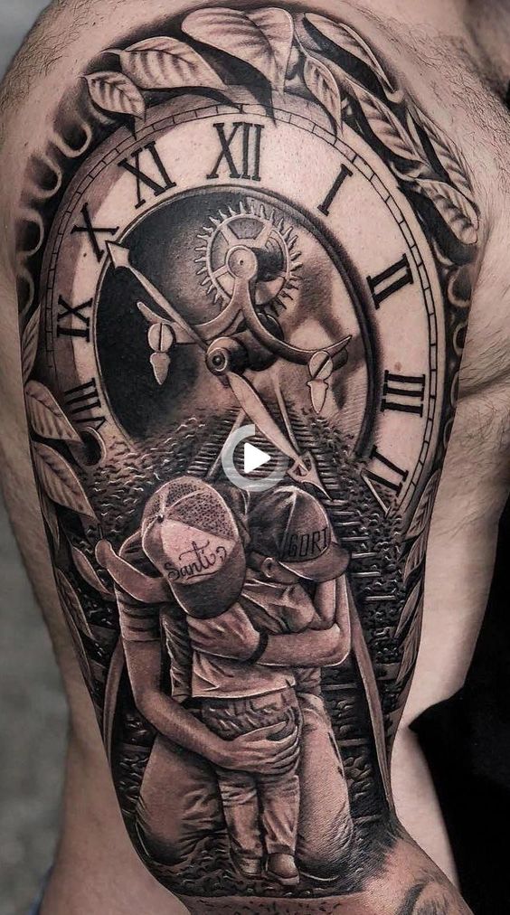 Best Upper Arm Tattoos for Men - small arm tattoos for guys with meaning