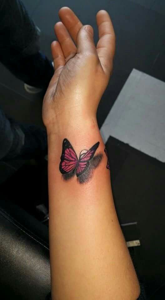 Butterfly side hand tattoos for females - butterfly tattoo for girls