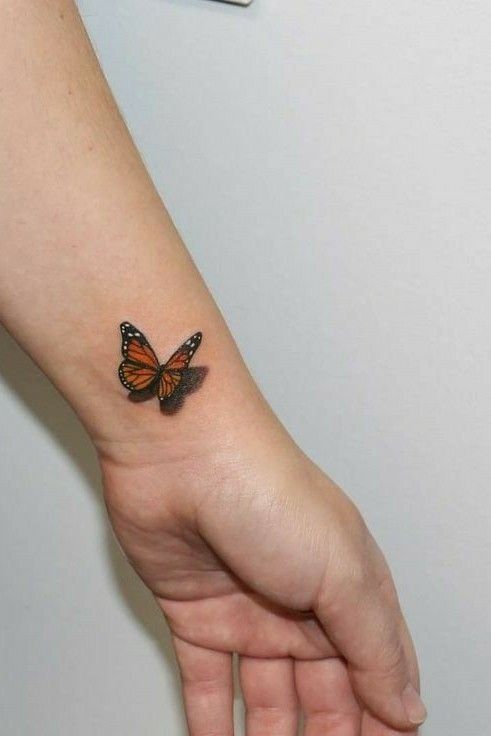 Butterfly side hand tattoos for females - butterfly tattoo for girls