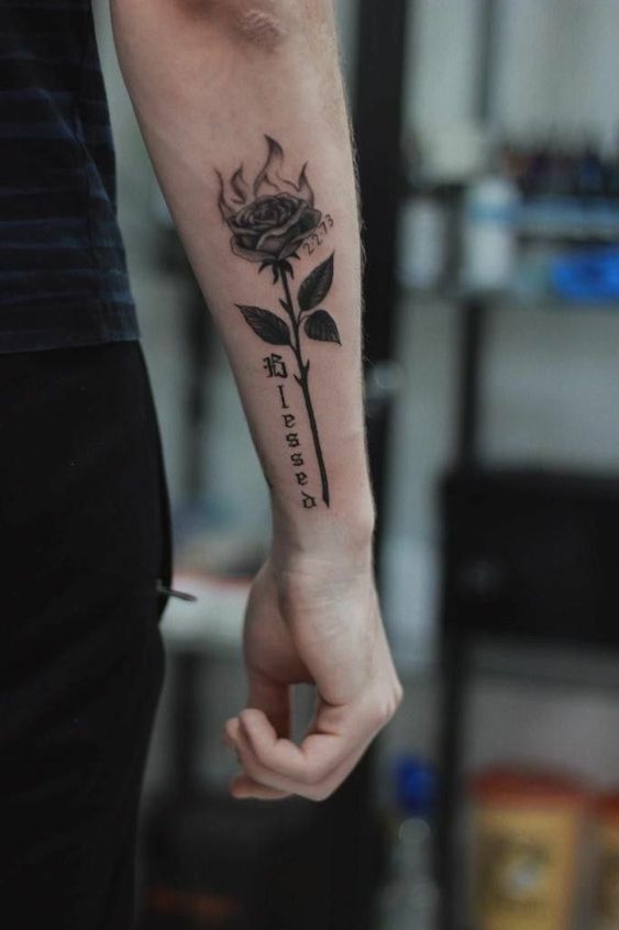 Classy Small Tattoos for Men on Arm - small arm tattoos for guys