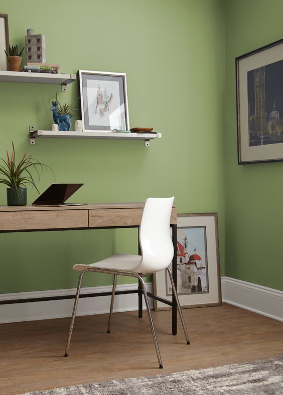 Green Color Combination for Rooms - green two colour combination for bedroom walls