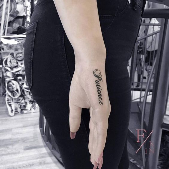 Side Wrist Name Tattoos - female side wrist tattoos ideas
