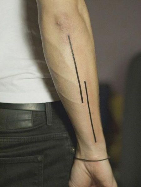 Simple Arm Tattoos for Men - arm tattoos for men half sleeves