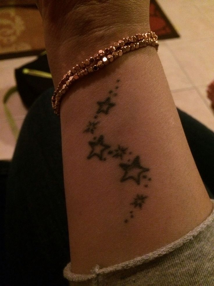 Star Design Side hand tattoos for females - star tattoo designs on hand for girl