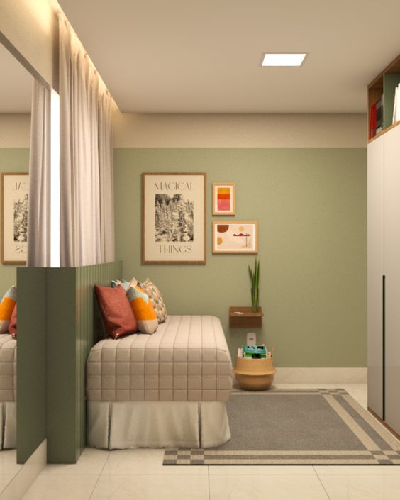 Wall Color Combination with Light Green - what color goes with light green