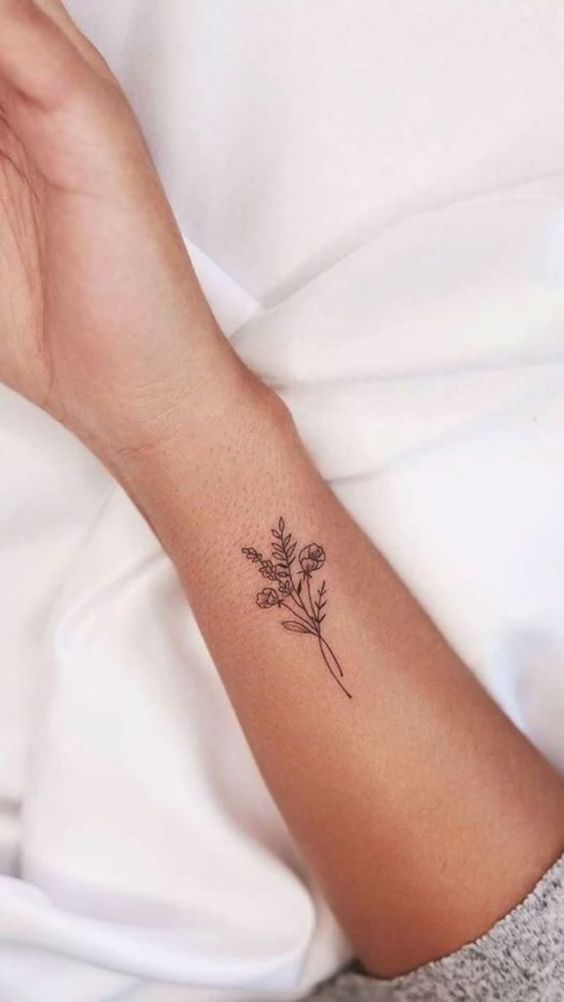 Flower Wrist Tattoo - Etsy
