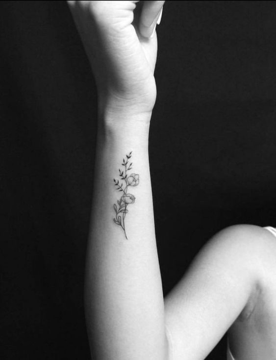 Stunning Side Wrist Tattoo for Girls - side wrist tattoos for female