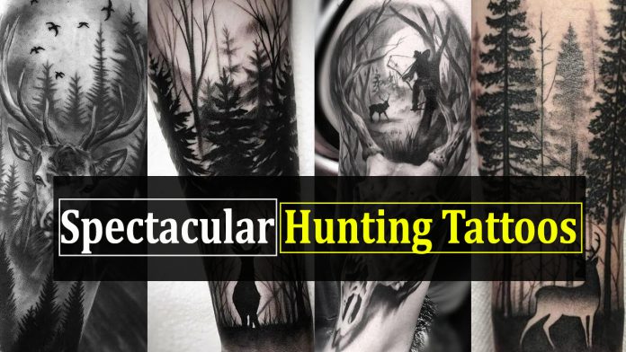 50+ Spectacular Hunting Tattoos - small hunting tattoos for guys