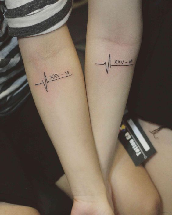 Amazing Cousin Tattoos - matching cousin tattoos boy and girl
