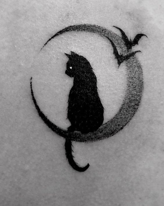 Black Cat Tattoos - black cat tattoo designs