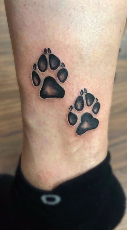 Cat Paw Tattoos - real cat paw tattoo