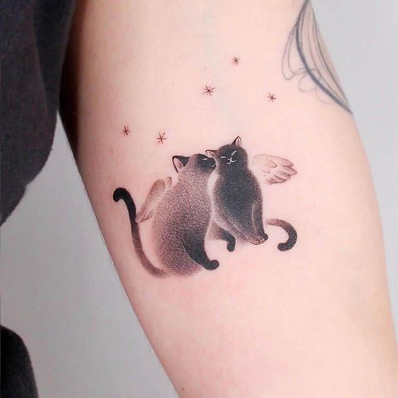Cute Cat Tattoos - Cat tattoo Drawing