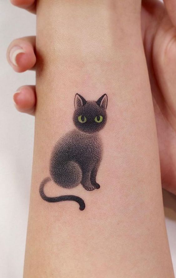 Cute Cat Tattoos - Cat tattoo Drawing