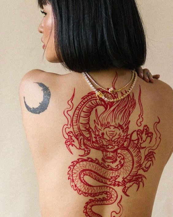 Dragon Spine Tattoos - dragon spine tattoo female