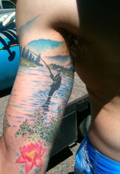 Hunting and Fishing Tattoos - best hunting tattoos of all time