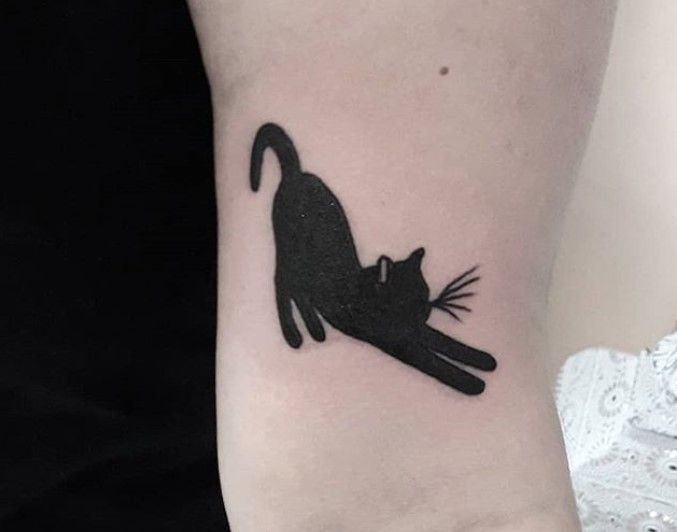 Small Black Cat Tattoos - black cat tattoo ideas
