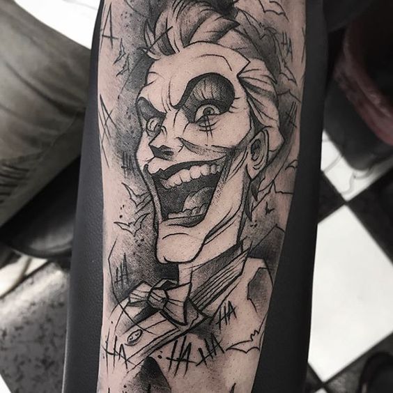 Black Joker Tattoo - Tattoo designs