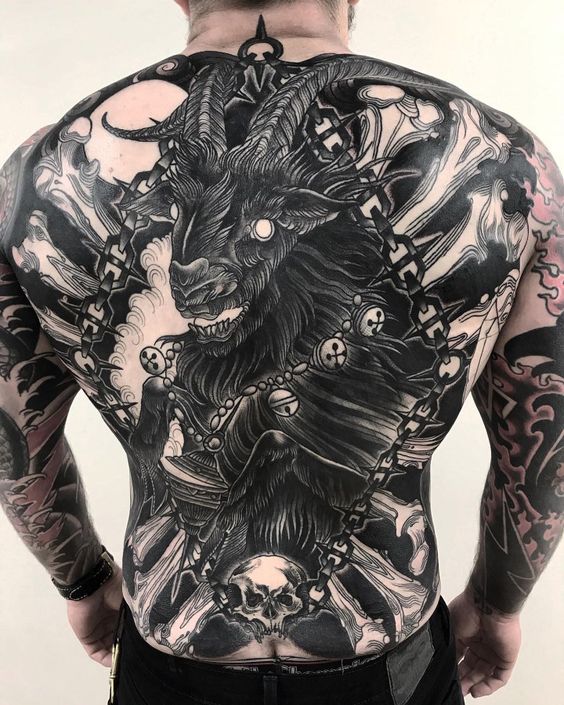Full Back Tattoos for Men - Small back tattoos male