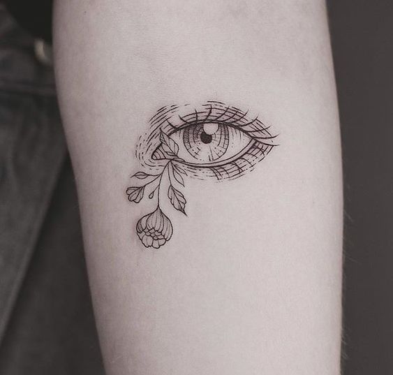 Positive Energy Evil Eye Tattoo - evil eye tattoo meaning
