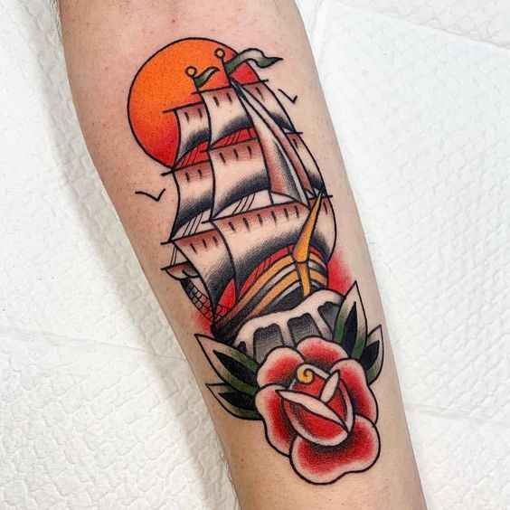 Sailor Jerry Tattoos Ship - sailor jerry ship tattoo meaning