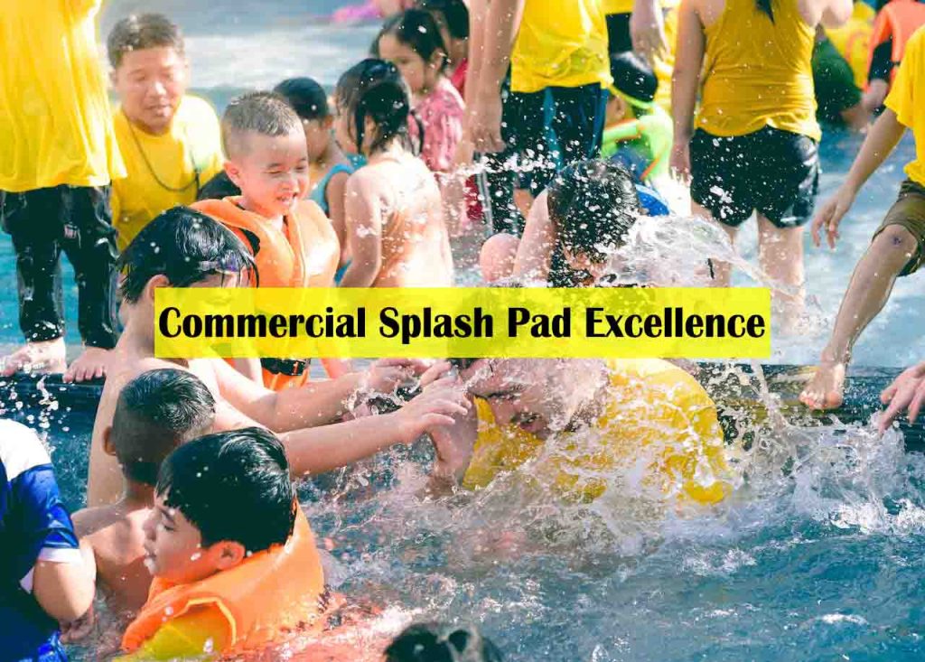 Commercial Splash Pad Excellence Vortex International's Waterplay Structures Bring Fun to Public Spaces