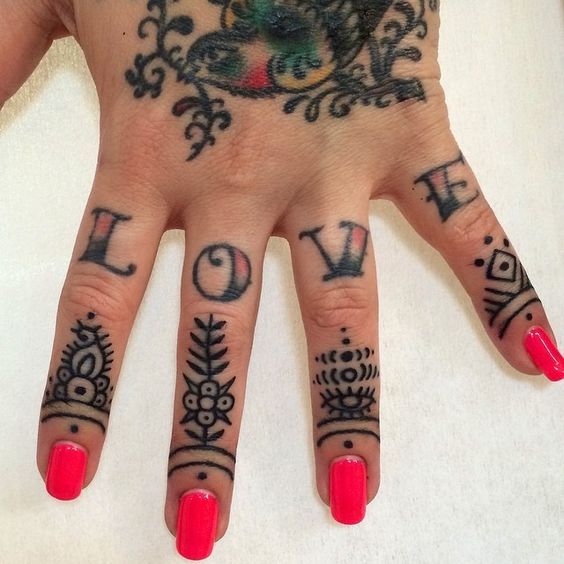 Women's Knuckle Tattoos - knuckle tattoo generator