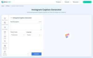 Why You Should Consider Using An Instagram Caption Generator In 2023 - caption generator from photo