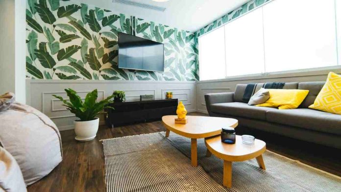 Give Your Home a Fresh Look with These Summer Wallpaper Trends - living room wallpaper trends 2023