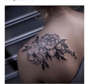 Shoulder Blade Tattoos for Women - classy shoulder tattoos female
