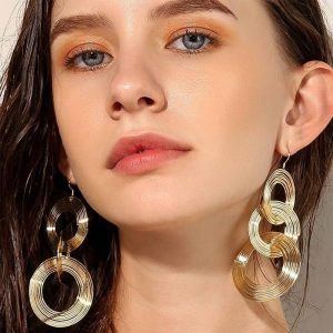 statement earrings gold