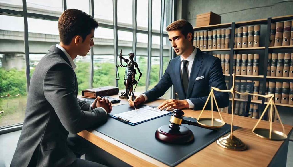 How to Choose the Right Auto Accident Attorney to Handle Your Claim and Maximize Compensation Auto accident attorney advising a client on claim settlement.