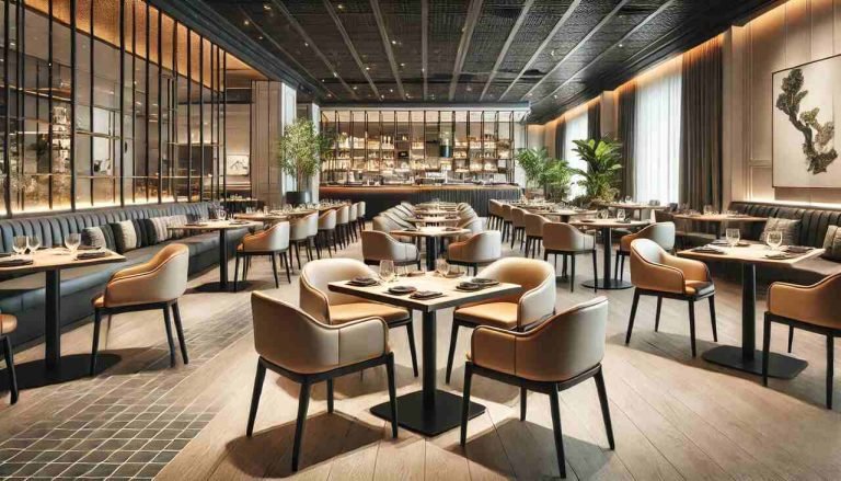 Commercial-Grade Restaurant Chairs: Why Quality Matters High-quality commercial-grade chairs in a modern restaurant setting