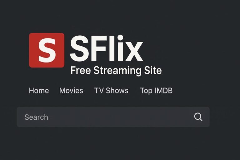 SFlix Free Streaming Site: A Complete Guide to Safe and Legal SFlix homepage with free streaming navigation options.