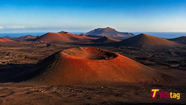 Timanfaya National Park volcanic landscape in Lanzarote