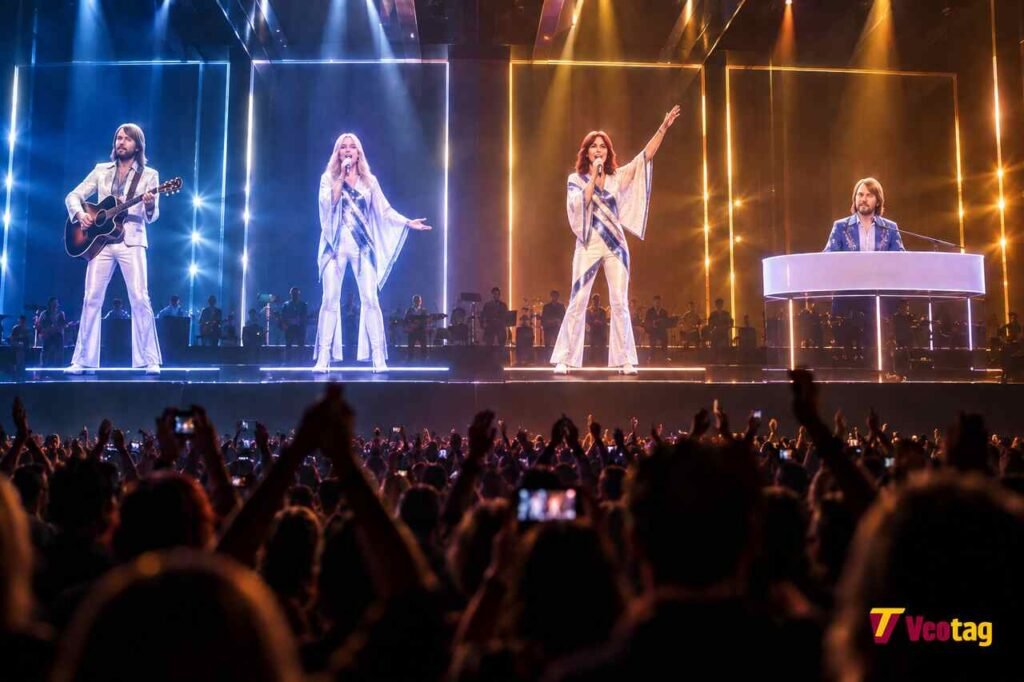 ABBA Voyage Review: Is the Virtual ABBA Concert Worth Seeing? ABBA Voyage virtual concert with digital performers on stage