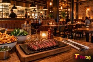 Flat Iron Leeds: Menu, Location, Opening Times and What to Expect Flat Iron Leeds steakhouse dining experience with steak and sides