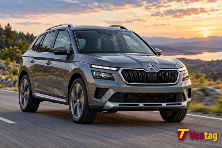 Skoda Kamiq review 2026 – grey compact SUV on the road