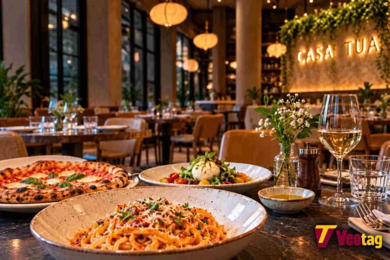 Casa Tua King’s Cross: Menu, Prices, Location and What to Expect Casa Tua King’s Cross restaurant interior with Italian food