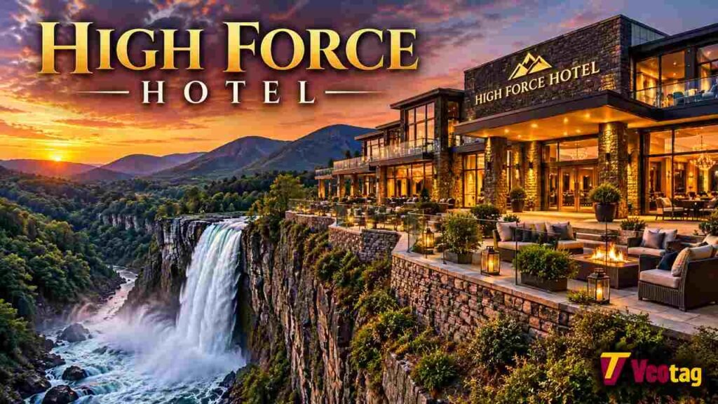 High Force Hotel: A Complete Guide to Staying by High Force Waterfall High Force Hotel overlooking High Force Waterfall and scenic countryside
