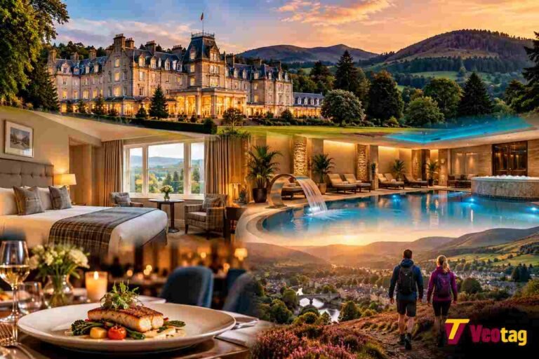 Peebles Hydro Hotel rooms, spa, dining and Scottish Borders activities
