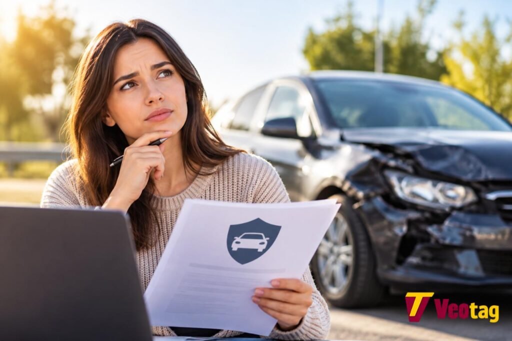 Driver reviewing high-risk car insurance after a high-risk classification.