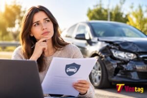 Driver reviewing high-risk car insurance after a high-risk classification.
