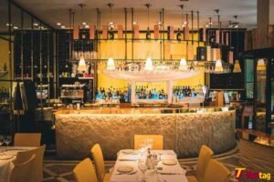 San Carlo Leeds: Menu, Prices, Opening Times, Location and Dining Guide San Carlo Leeds restaurant interior featuring an elegant bar, warm lighting and stylish dining tables.